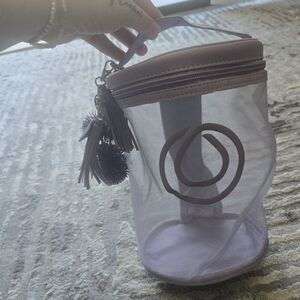 Purple Monat Bag, 2 Keychains